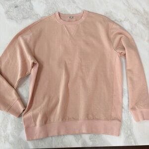 Katin Mens Crewneck Sweatshirt Embroidered Crewneck Size Large Pink NWOT
